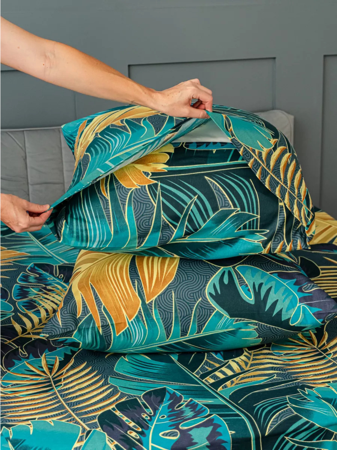 Lavender Euro Bedroom Bedding Set