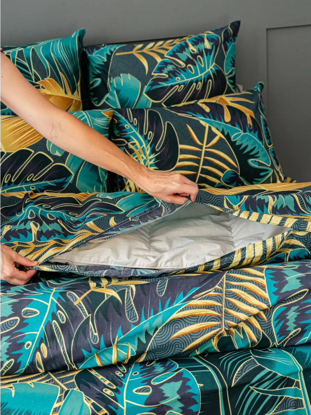 Lavender Euro Bedroom Bedding Set