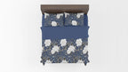 Bedding set Blue Flowers Euro Bedroom
